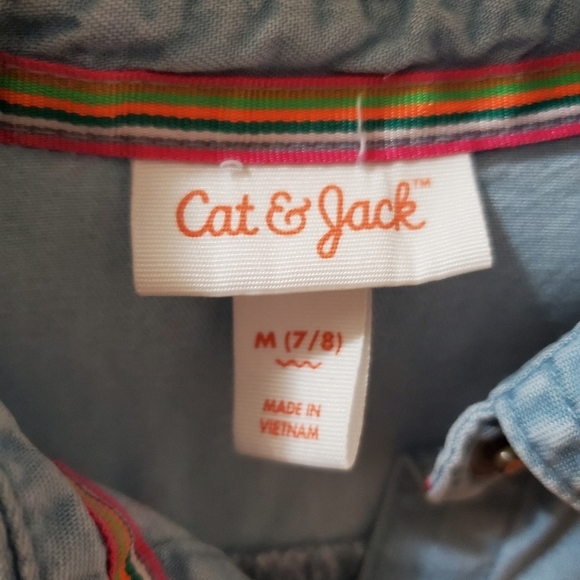 Cat & Jack Girl's Short-sleeved Dress - Picture 7 of 8